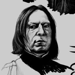 FANART - HP - Snape Studies 1