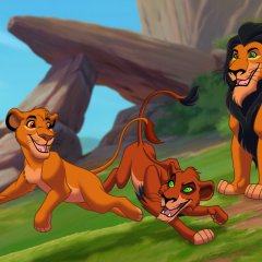 FANART - TLK - Ahadi Uru and Cubs