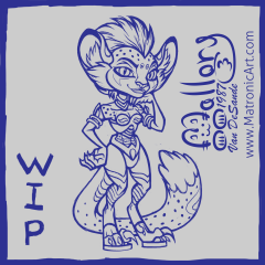 COMMISSION - Ari 10 WIP