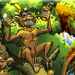 COMMISSIONS - Monkeys In A Tree 2