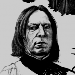 FANART - HP - Snape Studies 1