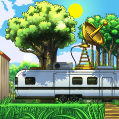 Yardville - Trailer And Shed Background Redux